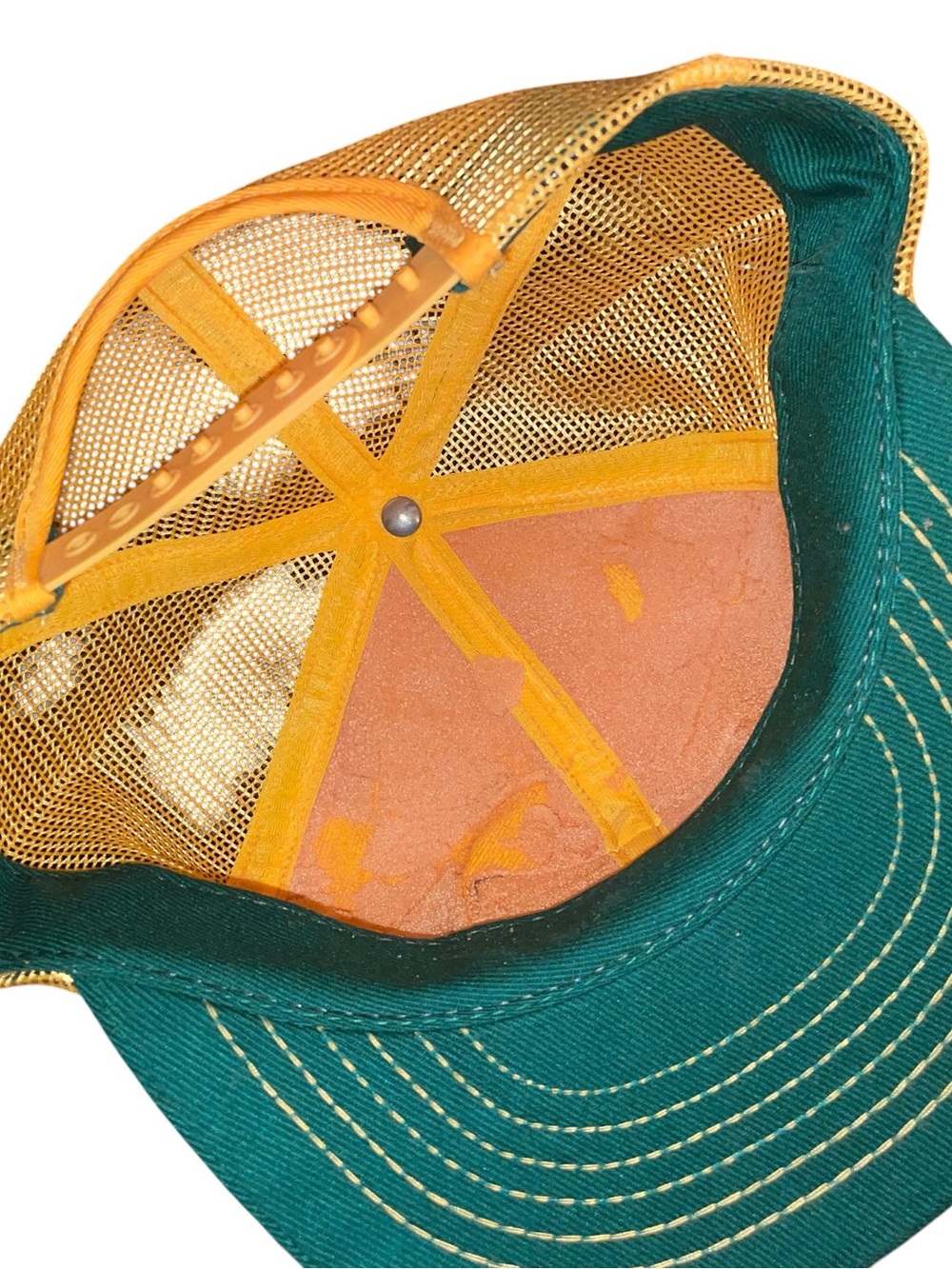 Vintage DeKalb Seed Corn K Brand USA Mesh Trucker Hat Snapback - Picture 4 of 16